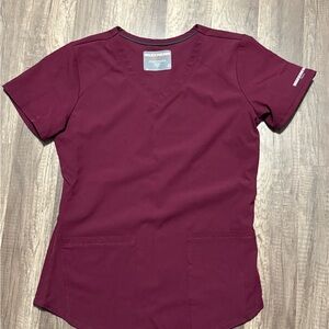 Skechers Women's Short Sleeve Burgundy Tee
